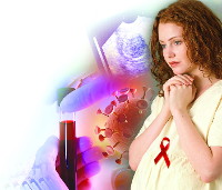 HIV-infektio raskaana oleville naisille