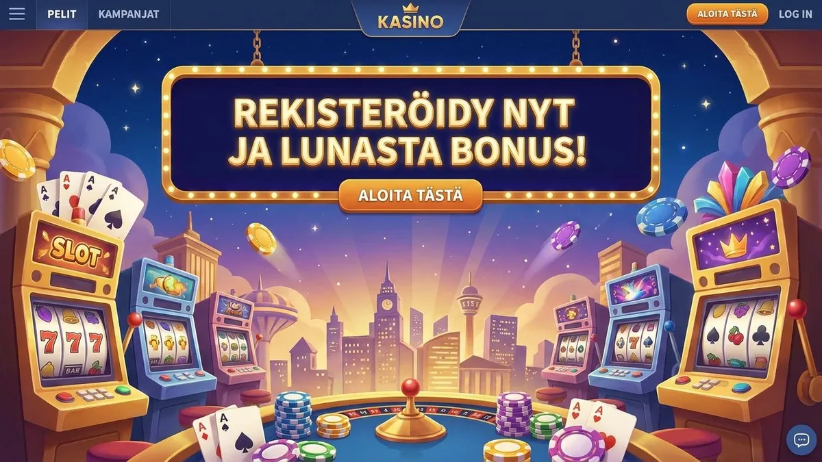 Rekisteröidy bonuksella